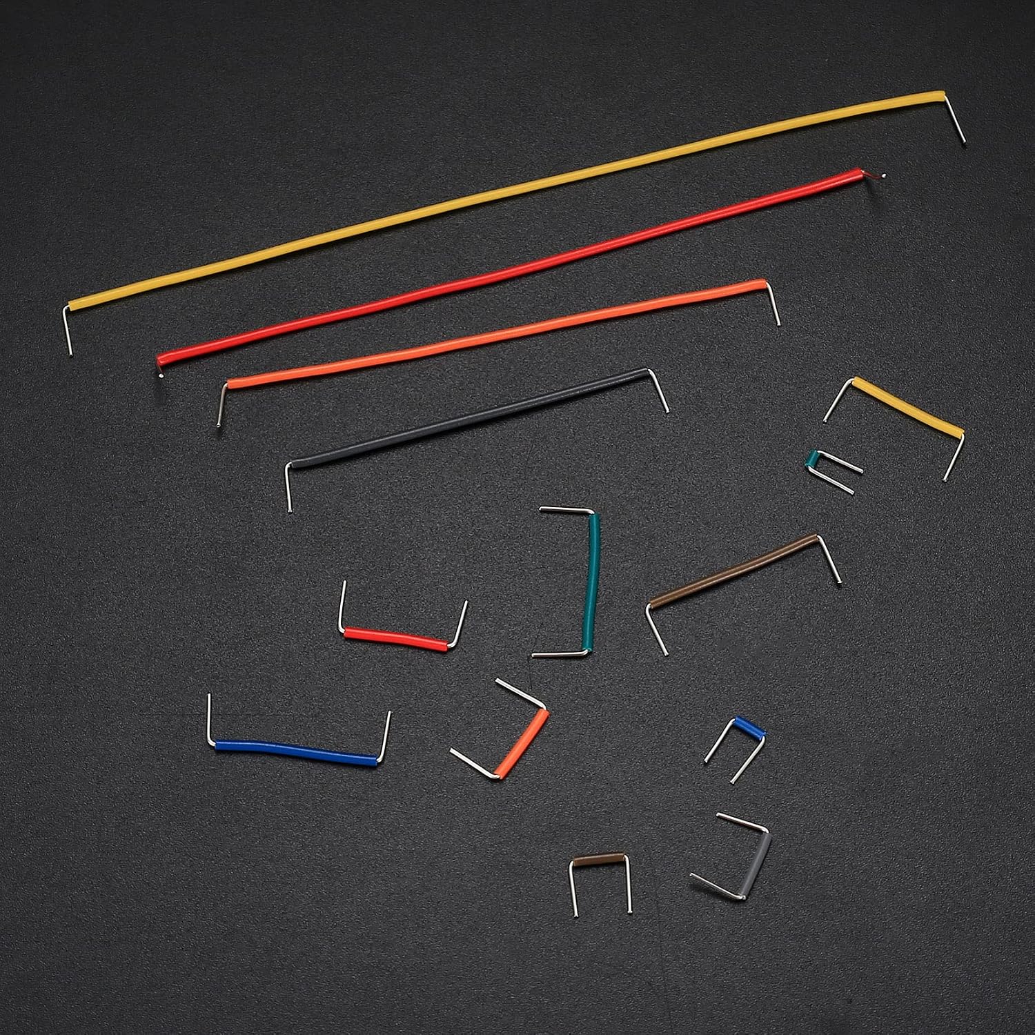 2-125 mm Breadboard Jumper Wire Kits, PCB Circuit Boards Jumper Wire Cables Assortment Kits with 14 Different