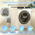 Wnfou Magnetic Dryer Vent Connector Kit, 4-Inch Quick Connect Coupling