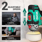 12V Cordless Buffer Polisher, 3" Brushless Mini Car Polisher & 2" Sander Machine Kit with 2x 2.0Ah Batteries, 2