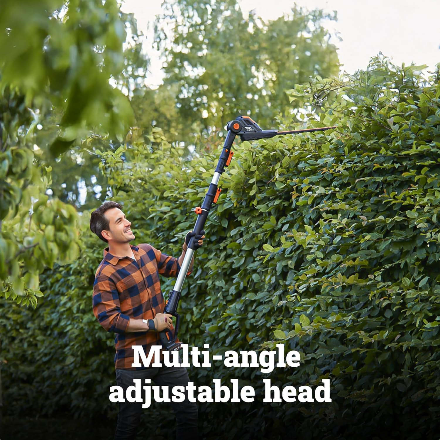 WG252 20V 2-in-1 Attachment Capable Hedge Trimmer