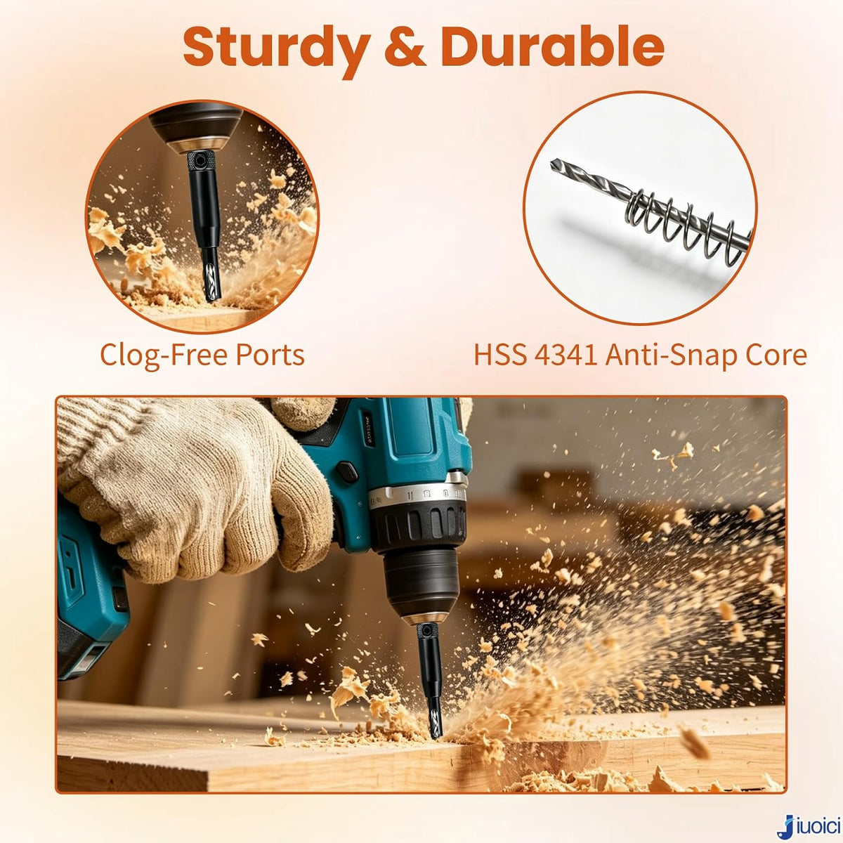 2026 Upgraded Self Centering Drill Bit Set VIX Bits, Cabinet & Door Hinge