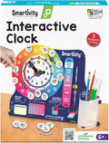 DIY Interactive Clock with Stationary Organiser for Kids Ages 8-14 | Features an Infinity Calendar | Birthday Gift