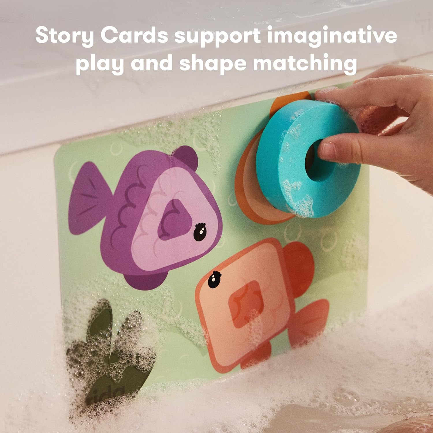Frida Baby Sort + Solve Bath Puzzle Bath Toy, Matching + Sorting Bath Toys for Toddlers, Play with Purpose, Develop