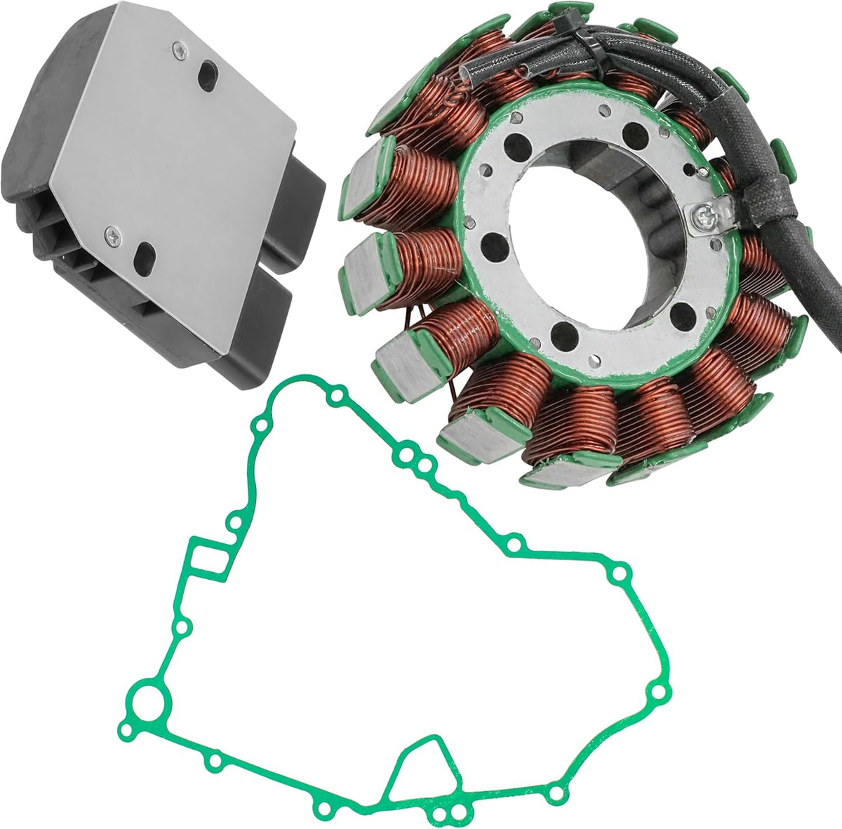 Caltric Stator Regulator Gasket Compatible with Kawasaki Brute Force 750 Kvf750 L G H J 4X4I 2012-2019