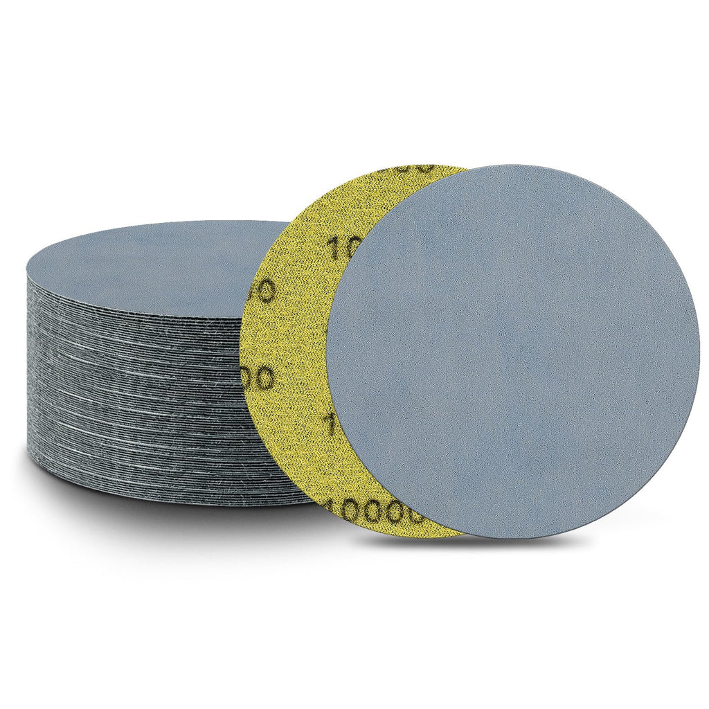 100 PCS 10000 Grit 3 Inch Hook and Loop Sanding Discs