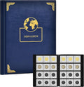 120 Pockets Coin Flip Holder Albums, 2x2 inches Coin Storage Books for Coin Cardboard Collection Holders, Collection
