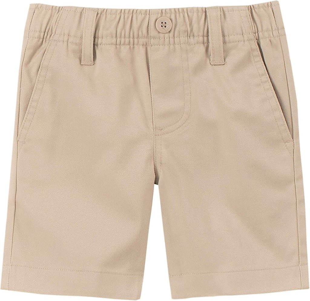 Boys' School Uniform Flat Front Twill Short