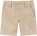 Boys' School Uniform Flat Front Twill Short