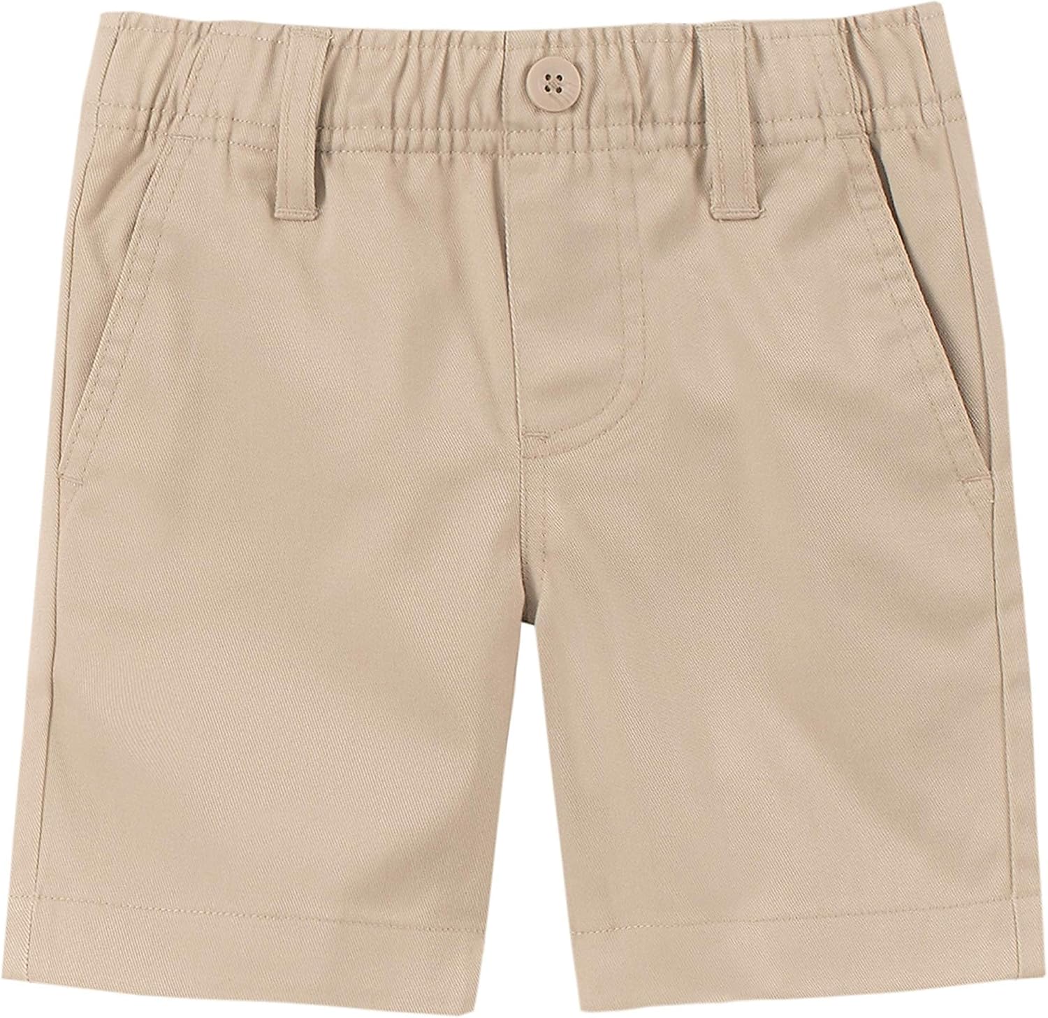 Boys' School Uniform Flat Front Twill Short