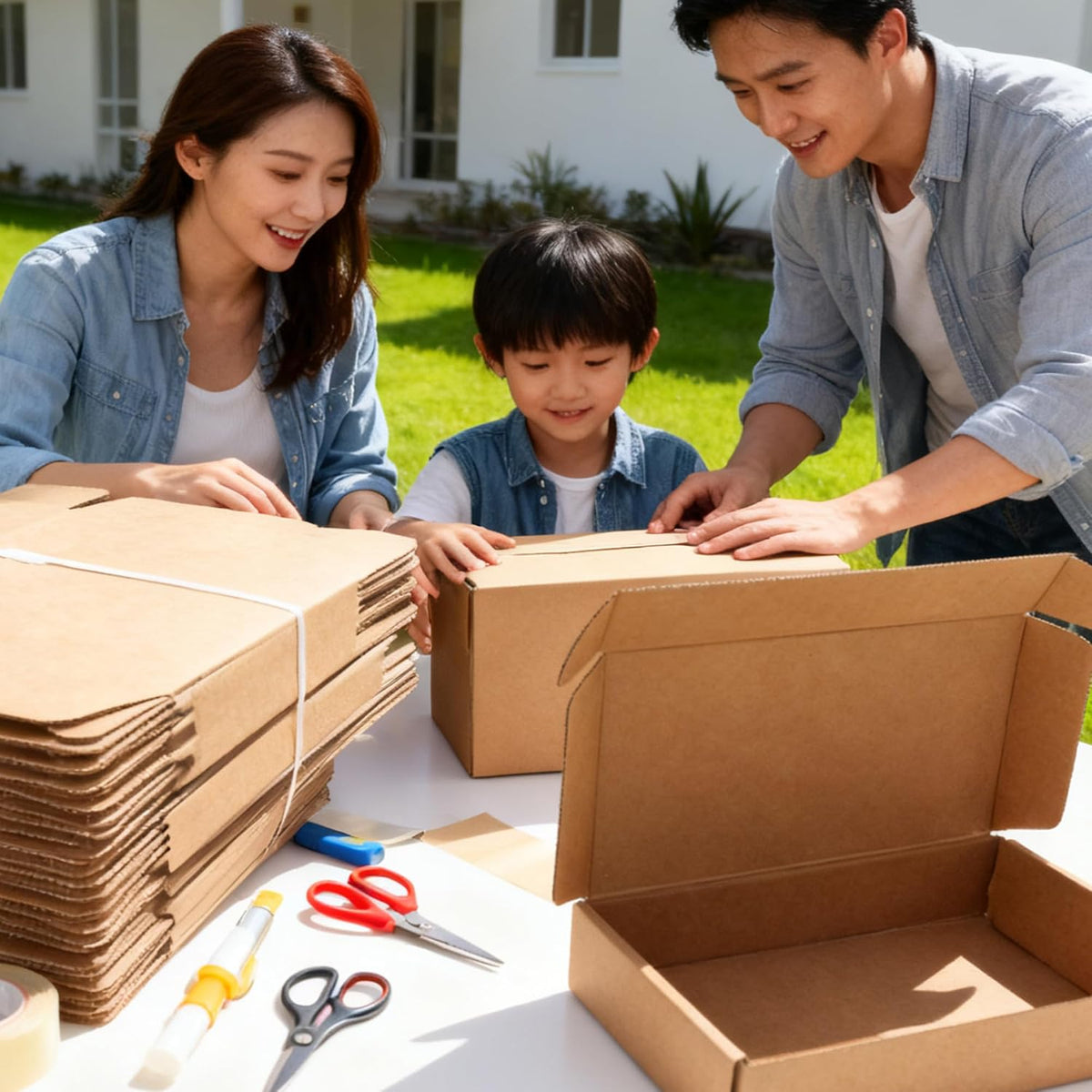 Brown mailer Boxes 9x6x2, 20 Pack Shipping Boxes for Small Business & Gifts