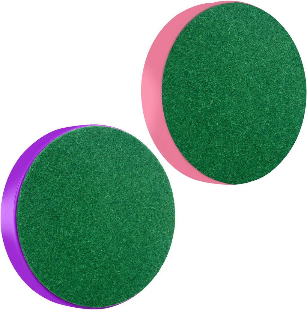 Air Hockey Pushers and Red Air Hockey Pucks, Goal Handles Paddles Replacement Accessories for Game Tables (4 Striker
