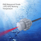 IP68 Ultrasonic Distance Sensor, 6m Range Small Blind Spot for Underwater