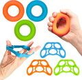 Hand Grip Strengthener, Finger Exerciser, 6 Piece Kit
