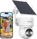 Solar Security Cameras Wireless Outdoor 2.4G WiFi, 360° View, Solar/Battery Powered, AI Human Detection, Color Night