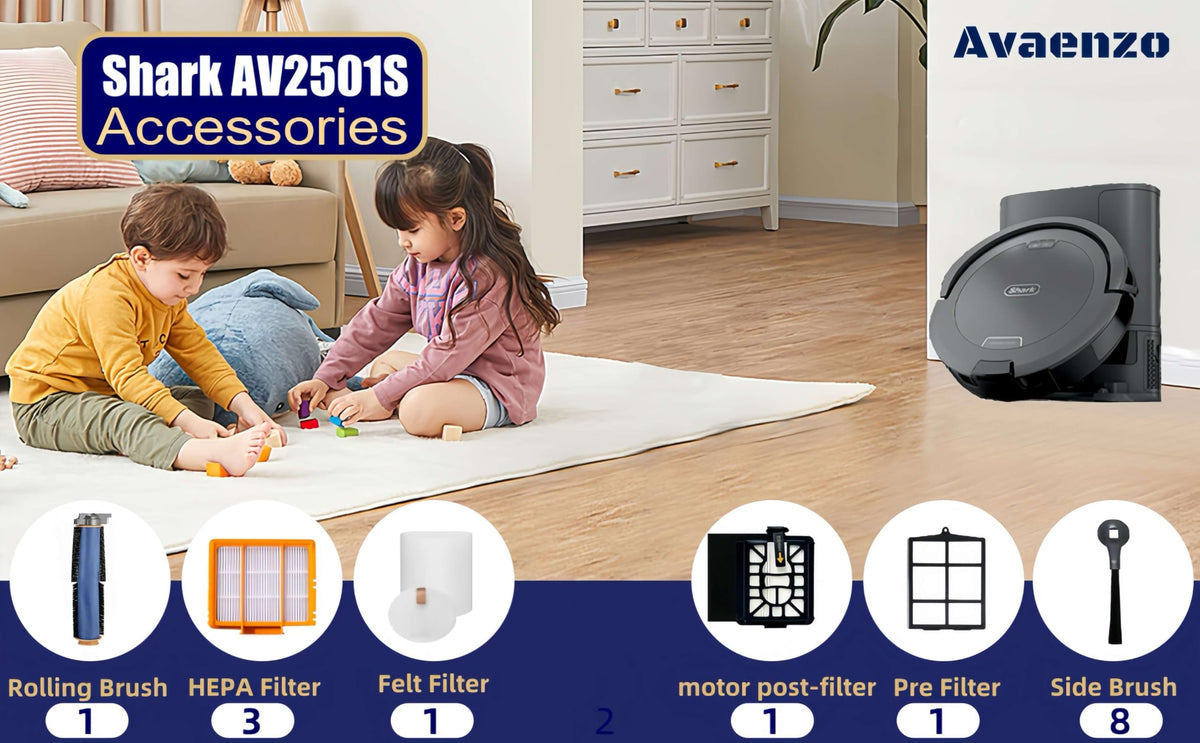 Avaenzo Replacement Parts Compatible with Shark AI Ultra Robot Vacuum Kit
