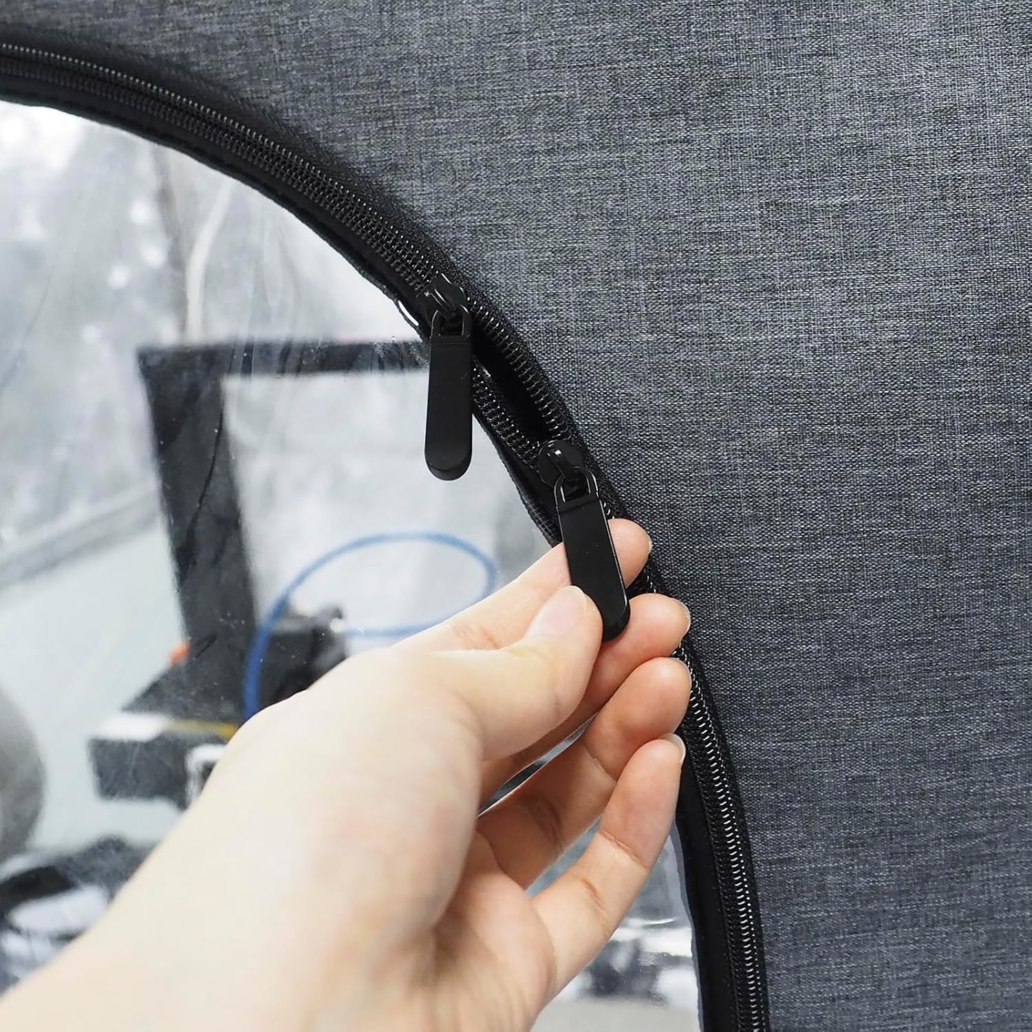 Large 3D Printer Enclosure 29.5W*29.5L*35.4H Inches Shield Cover Resin 3D Printer Fireproof Tent Filament Dryer Dust