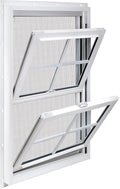 36" x 56" Vinyl Double Hung Window, White