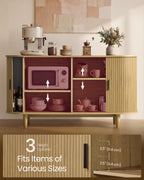 Storage Cabinet, Sideboard with Adjustable Shelves