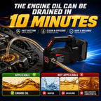 FACFUEL Oil Transfer Pump 12V 100W, Engine Oil Extractor Pump