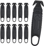 IMOZATA Safety Box Cutter 10 Pcs - Stainless Steel Concealed Blade Package Opener with Tape Splitter, Utility Tool