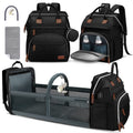 Diaper Bag Backpack, Large Baby Bag with Changing Pad, Thick Padded Back & Straps, Laptop Compartment, Waterproof