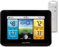 Wireless Home Weather Station with Color Display, Indoor Outdoor Thermometer and Temperature Sensor (02077M)