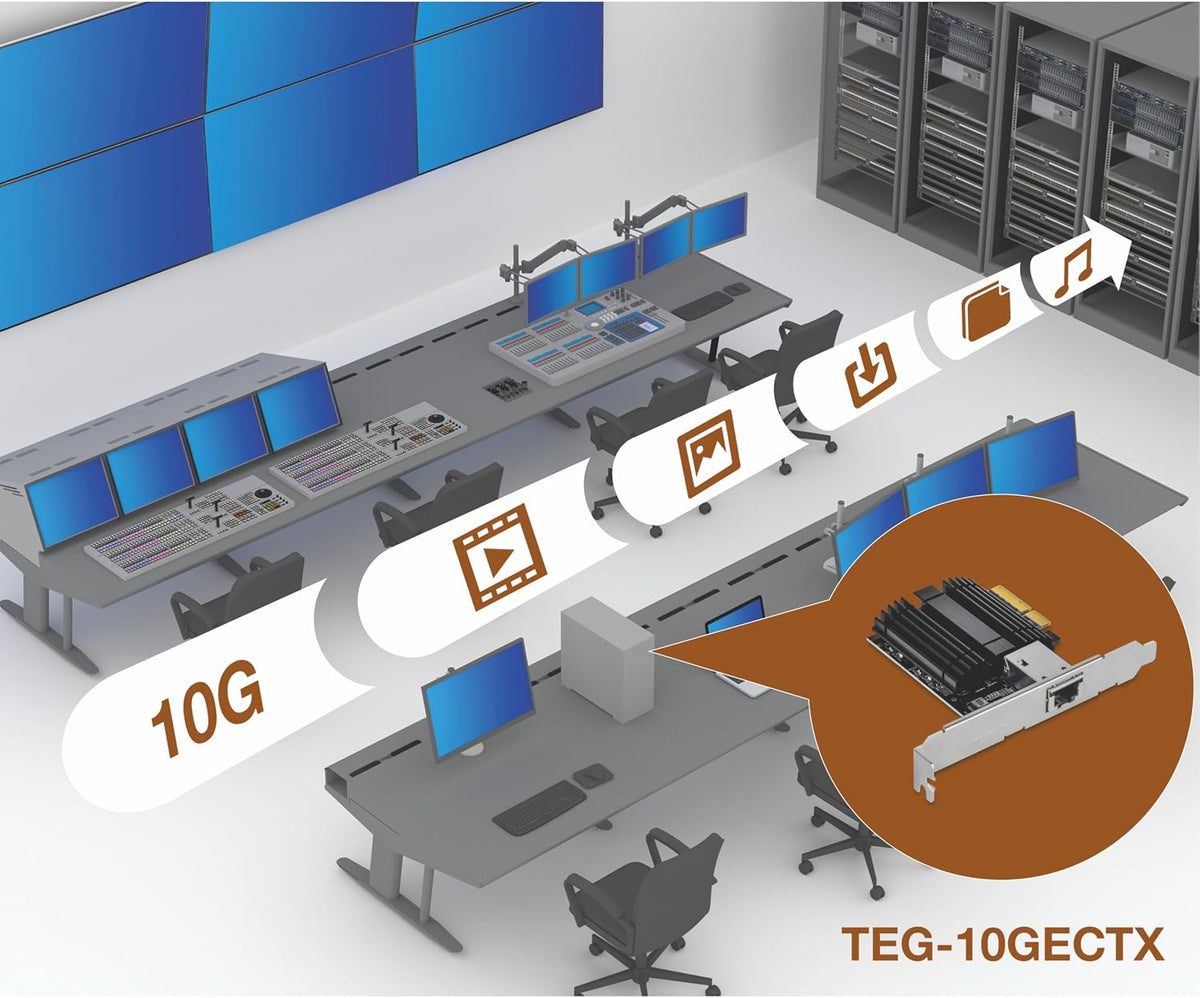 TRENDnet 10G PCIe Network Adapter, TEG-10GECTX