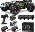 1/14 Brushless RC Cars for Adults Fast 50+ mph, RC Trucks 4x4 Offroad Waterproof, Electric Powered High Speed Remote