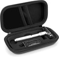 Durable Hard Shell Shaving Travel Case, Storage Box for Short/Long Handled Razor Blades & Accessories, Compatible