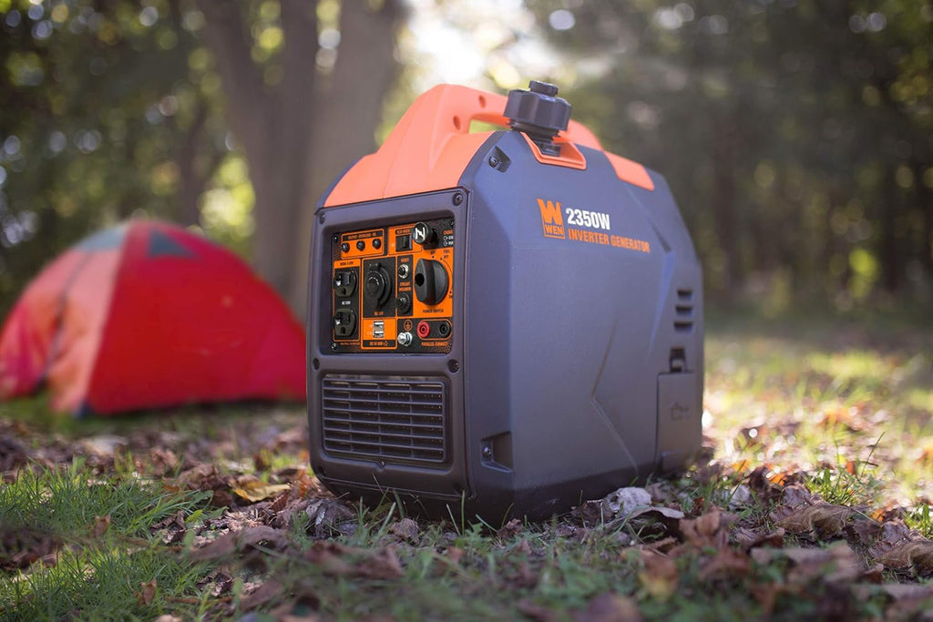 Super Quiet 2350-Watt Portable Inverter Generator with Fuel Shut Off, Gasoline Power, Ultra Lightweight (56235i), Black