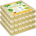 1.5 in Rockwool Cubes for Hydroponics, 196 Plugs Seed Starter Cube | High Germination Rate for Vegetables & Herbs