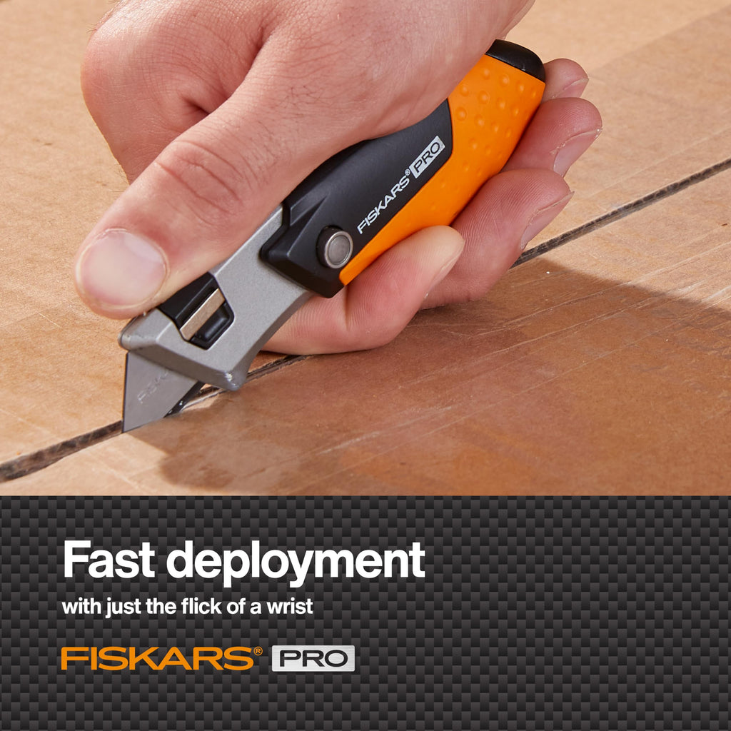 Pro Compact Folding Utility Knife, Dual-Lock, 3.5" Folded Size