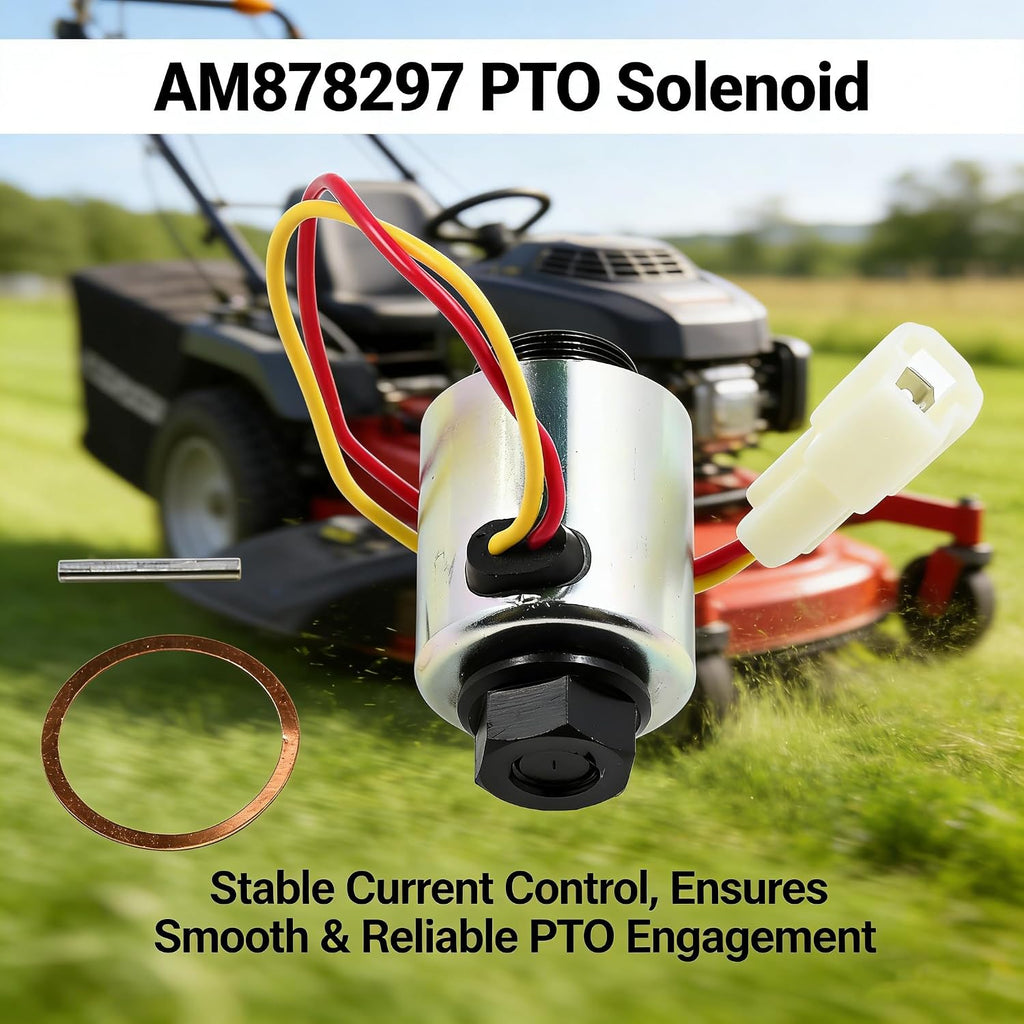AM878297 PTO Solenoid Replacement for John Deere Lawn & Garden Tractors | Replaces AM878282, Compatible with 415 425