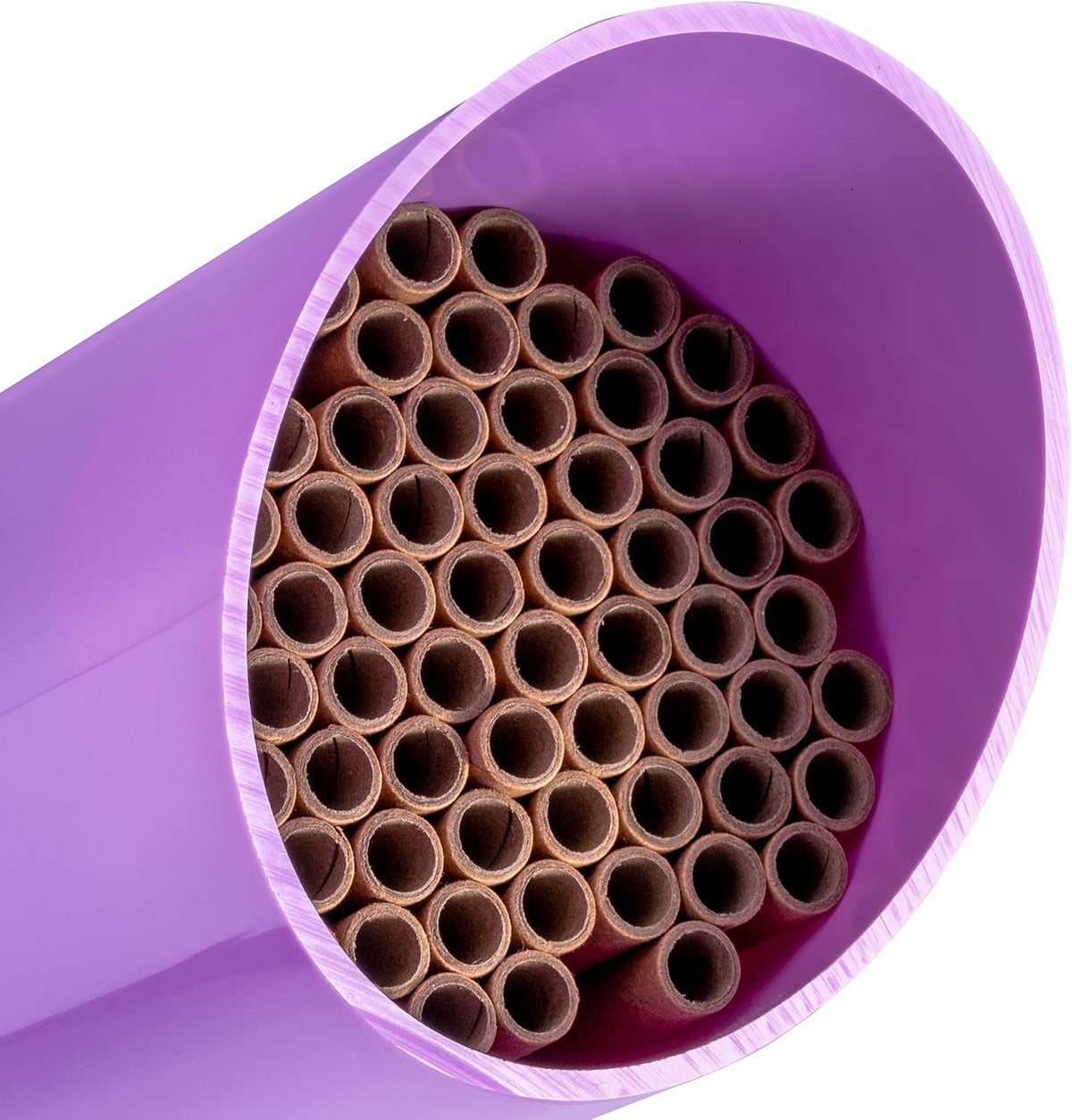 Color Splash Mason Bee House - Vibrant & Strong Waterproof Bee Hotel & Insect Habitat - Mason Bee Tubes Filled Bee