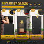 Package Delivery Box for Outside,Parcel Drop Box with Password Lock