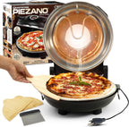 12" Electric Pizza Oven Indoor Countertop Pizza Maker, Black