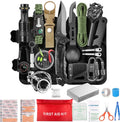 Survival Kit and Emergency Gear - 66 in 1 Outdoor Equipment with First Aid Fire,Starter, Knife, Compass for Camping