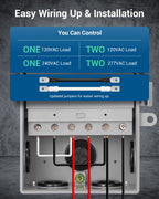 WiFi Pool Pump Timer, Wireless Smart Controller - 120-277 VAC