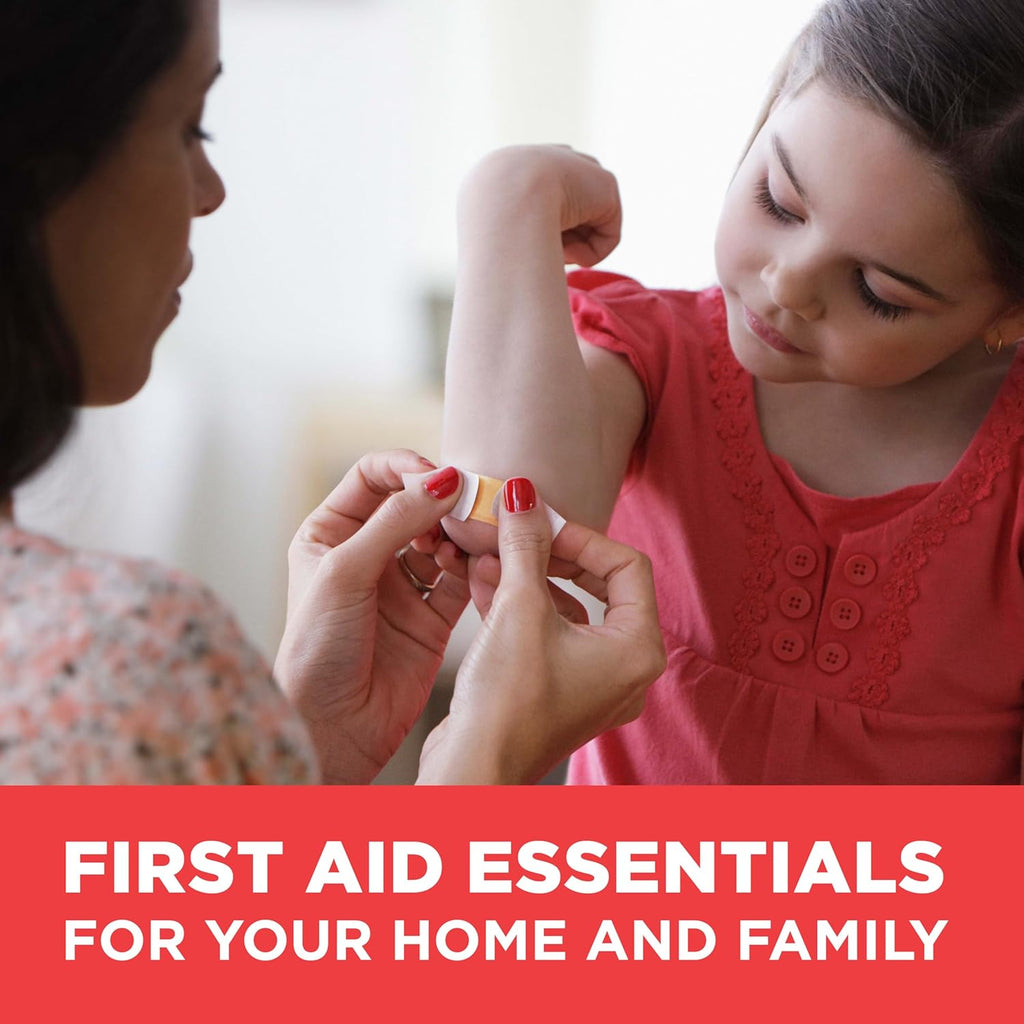Brand All-Purpose Portable Compact First Aid Kit for Minor Cuts, Scrapes, Burns & Aches, Wound Care Essentials for