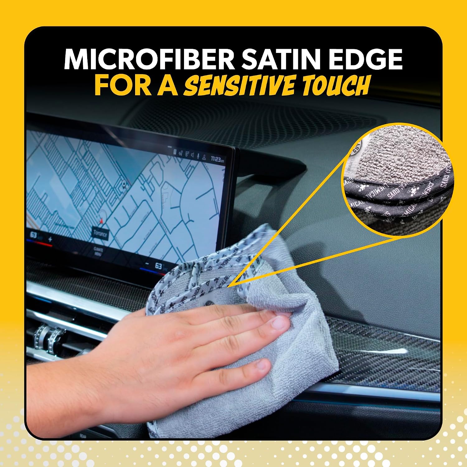 AllSwipe Multi-Use Microfiber Towels, Gray, 14 x 12, 9 Pack | Versatile microfiber towels for washing, drying, glass