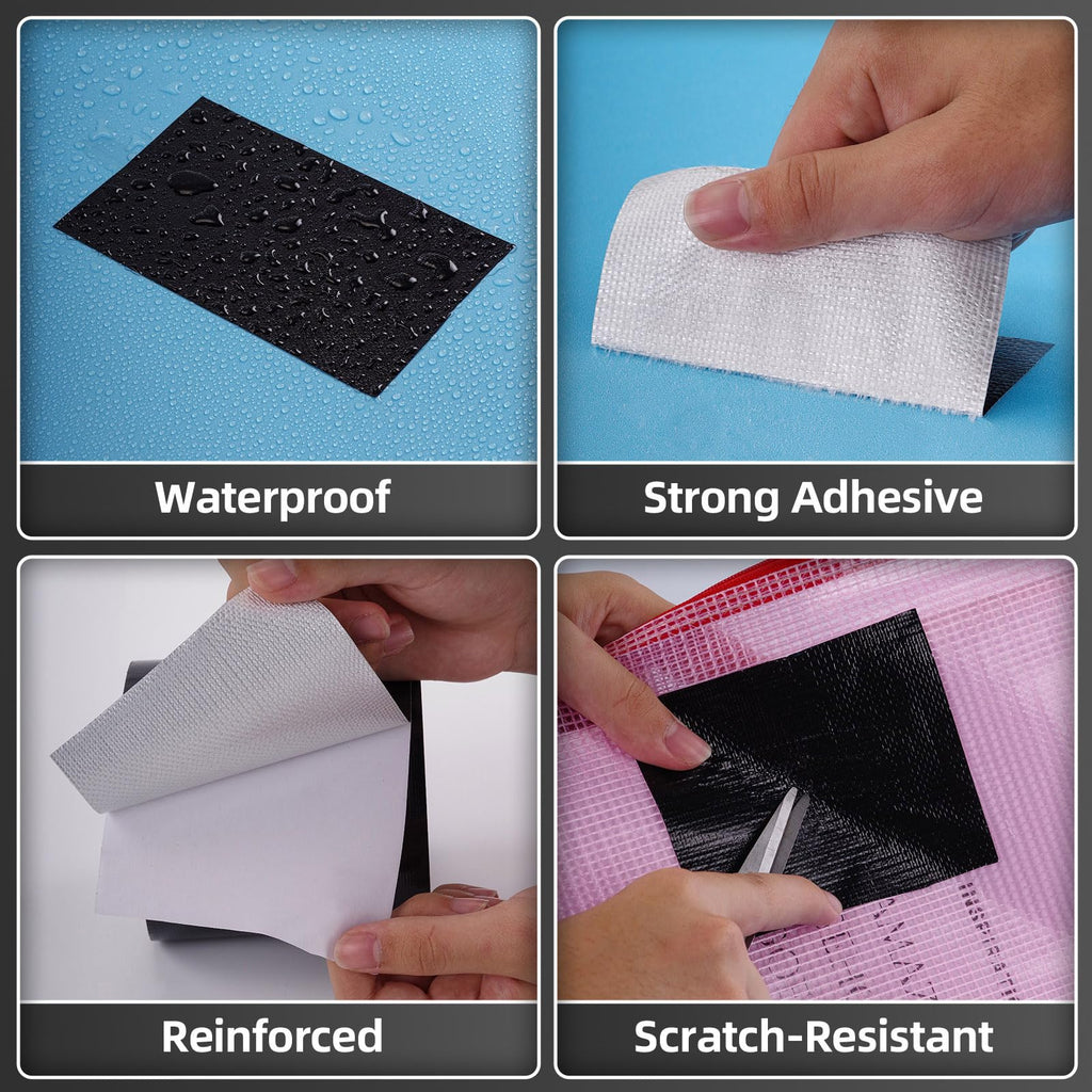Heavy Duty Waterproof Repair Tape Multipurpose Black 2 Inch x 25 FT