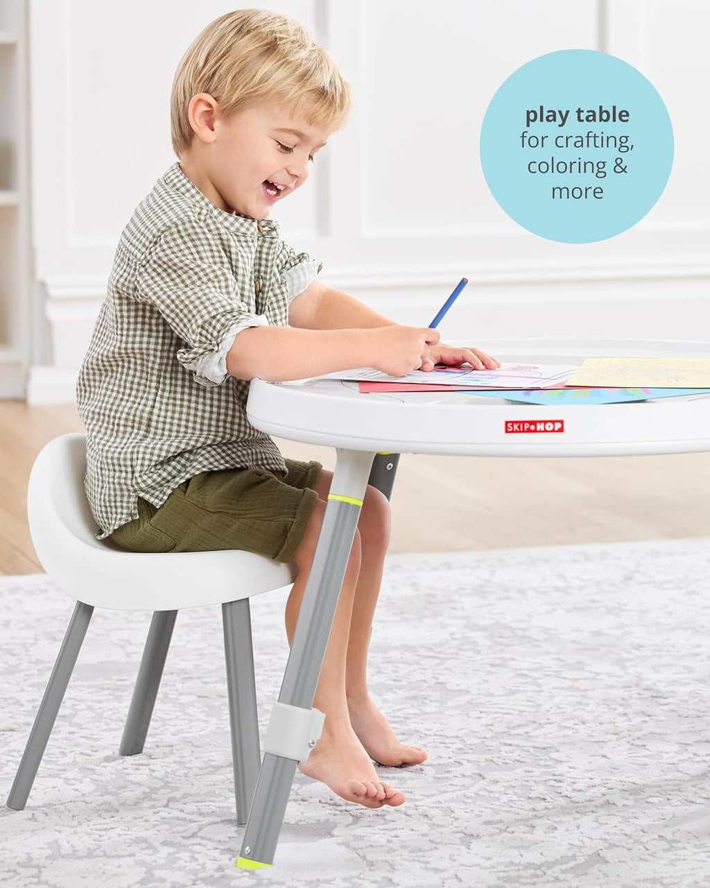 Skip Hop Baby Activity Center: Interactive Play Center with 3-Stage Grow-with-Me Functionality, 4mo+, Explore & More