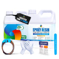 Crystal Clear Epoxy Resin Kit - Food Safe, UV Resistant - 64 Oz | Low Viscosity, Self Leveling Casting Resin Epoxy