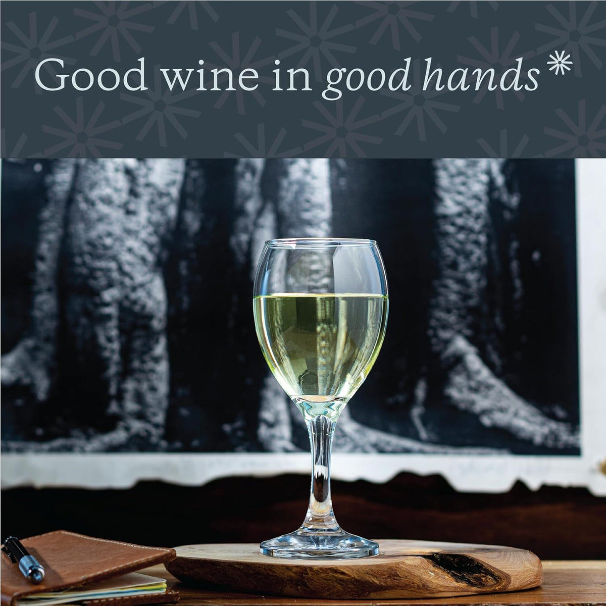 Small Wine Glasses Set of 6, Thin Stem Copas De Vino, 8.5 Oz