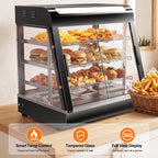 26" Commercial Food Warmer Display Case 1200W