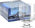 Chanukah Menorah Oil Glass Cups - Glass Oil Insert Cups for Menorahs - #10 (9 Pack)