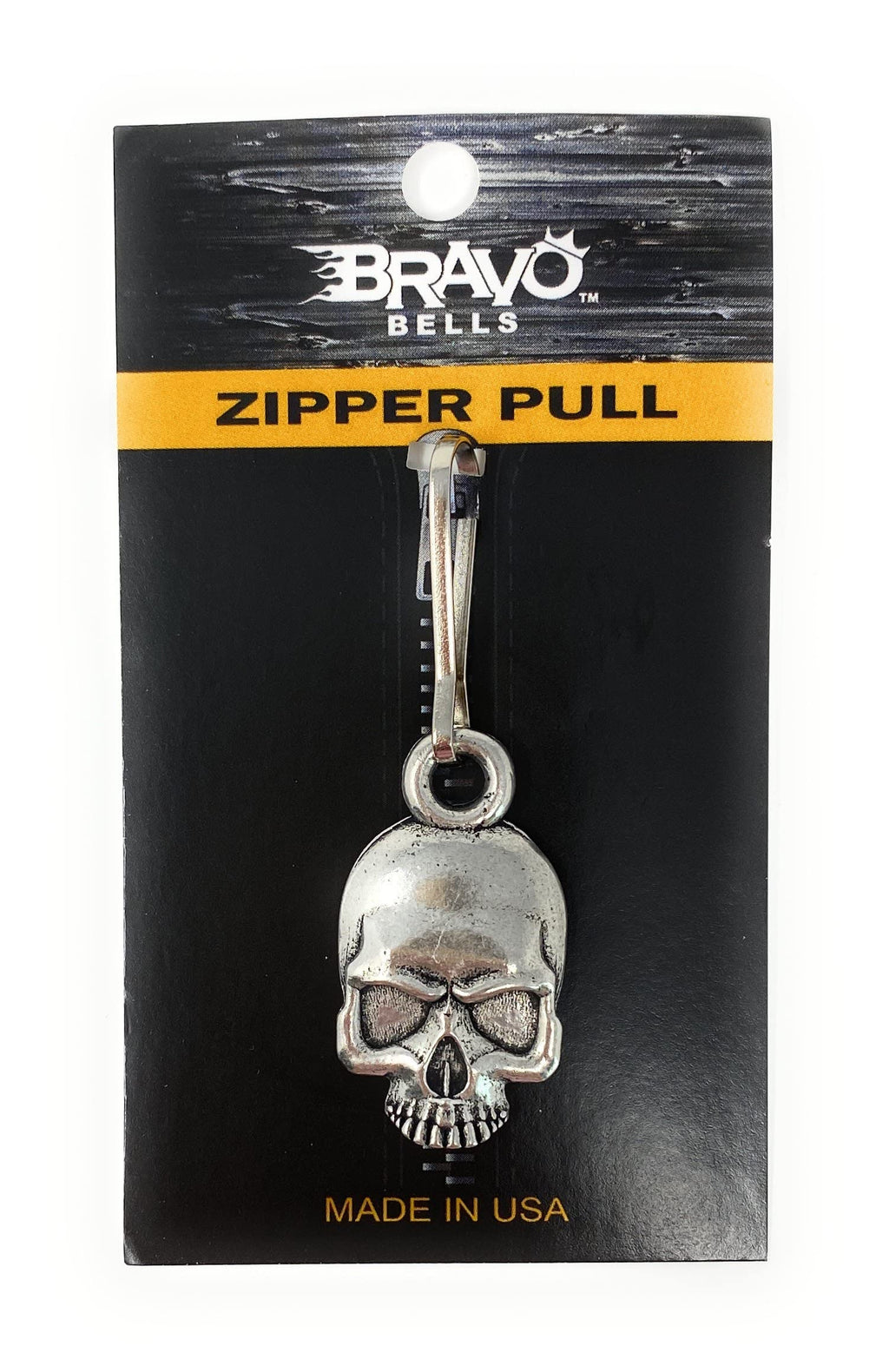 Skull Zipper Pull - Made in The USA