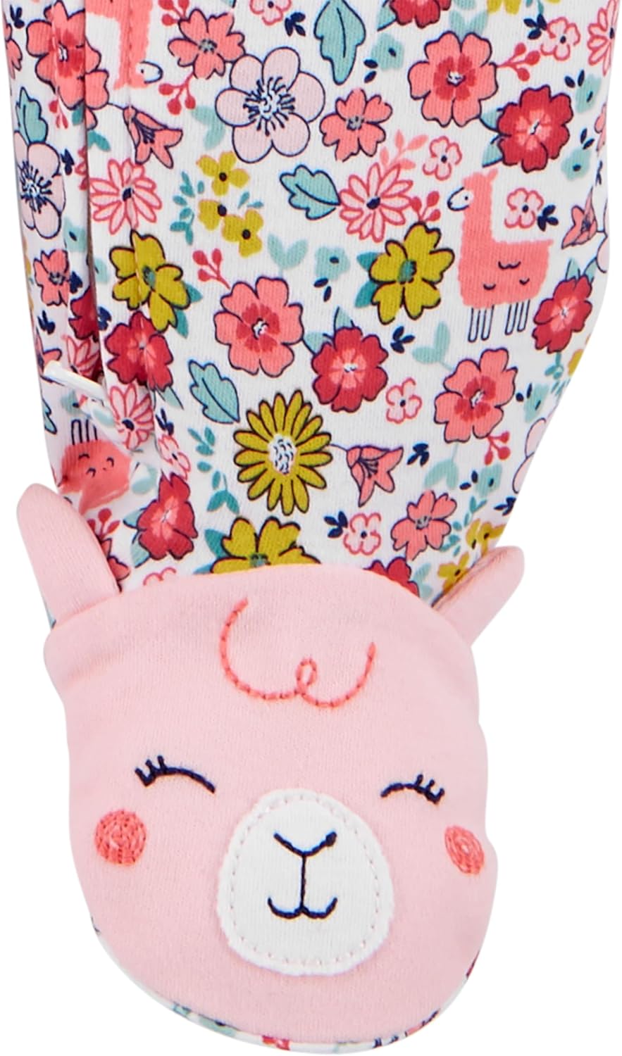 Baby Girls' Cotton Footed Sleep and Play, Pack of 2