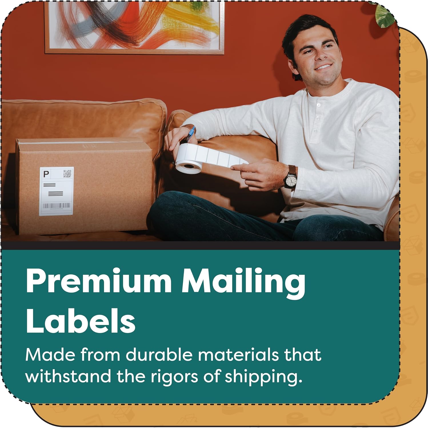 4" X 8" Direct Thermal Labels (2000 Count, 10 Rolls) - Large | Shipping and Barcode Labels, Thermal Sticker Roll for