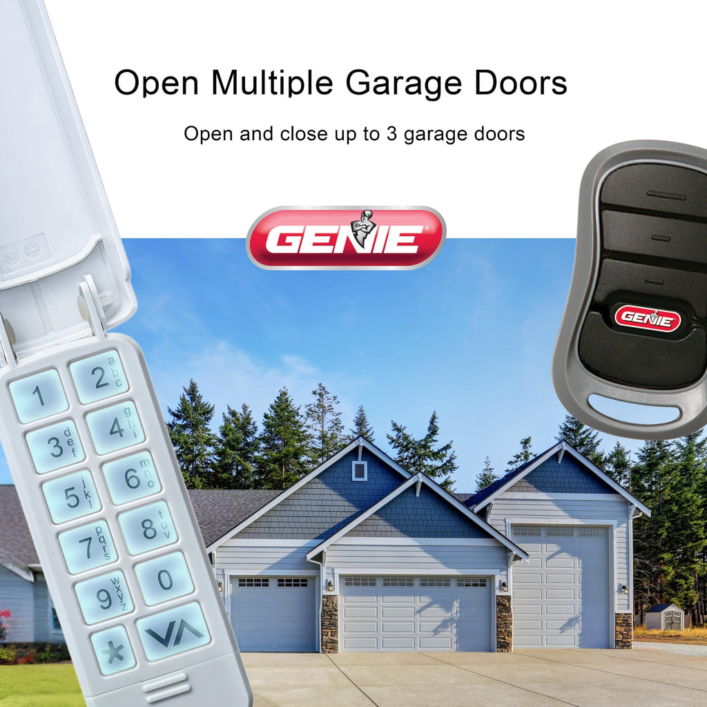 Authentic Garage Door Opener Remote and Wireless Keypad Combo Pack